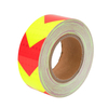Cinta de seguridad reflectante de flecha adhesiva impermeable de alta visibilidad rojo y amarillo