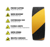 5 cm de ancho amarillo negro advertencia de advertencia antideslizante para escaleras para escaleras 