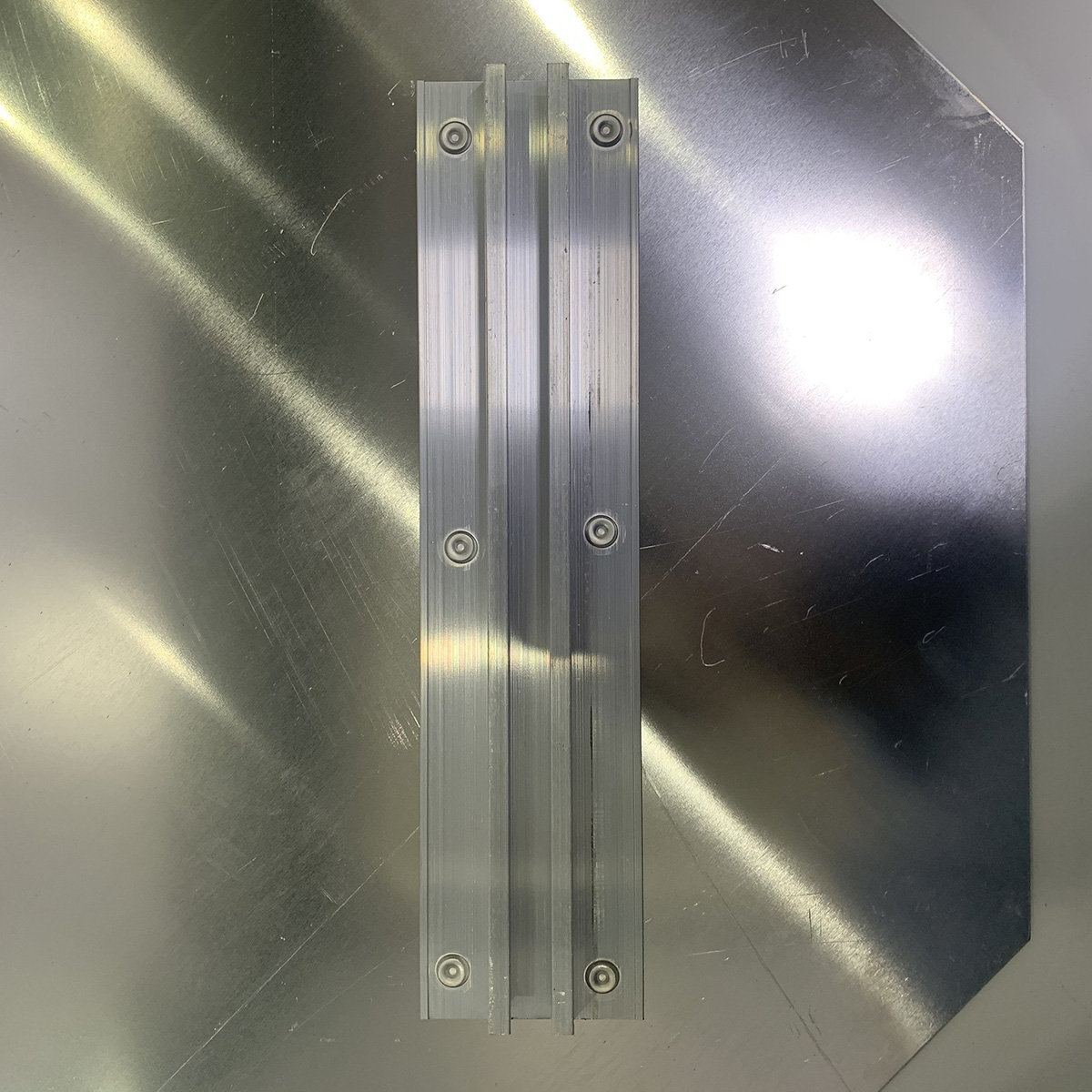 Placa de aluminio reflectante modificada para requisitos particulares de la señal de tráfico forma de 8 lados