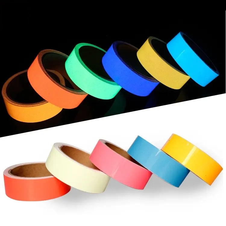Strong adhesive coloreed fotoluminiscente Glow in the Dark Tape