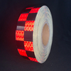 PVC Red White Reflective Tape para la señal de advertencia de seguridad vial