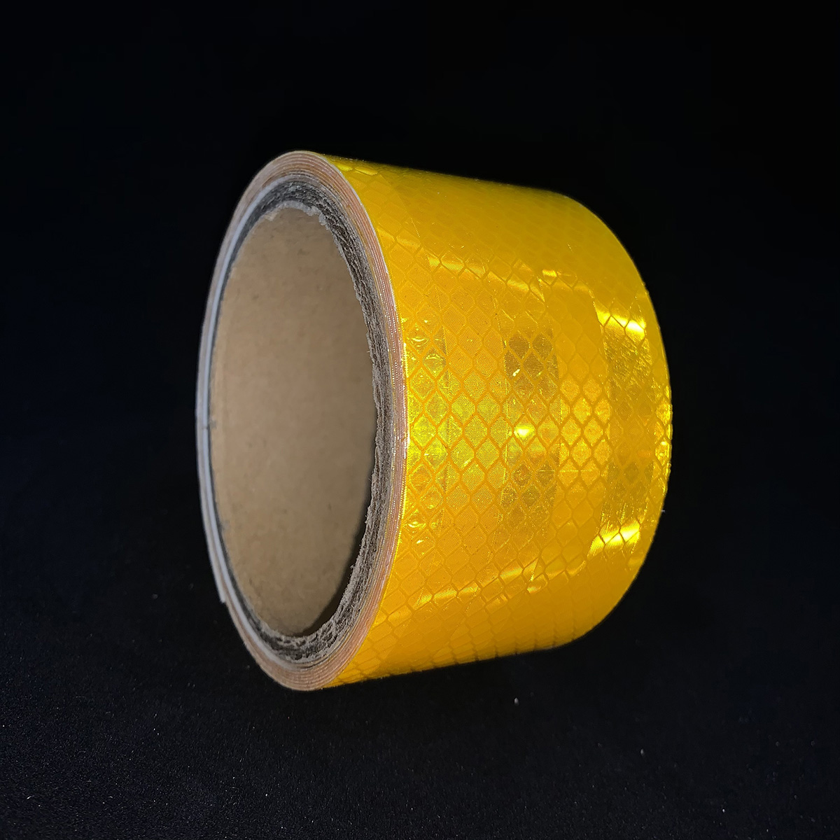 Cinta reflectante microprismática amarilla dorada de 5 cm * 5 m