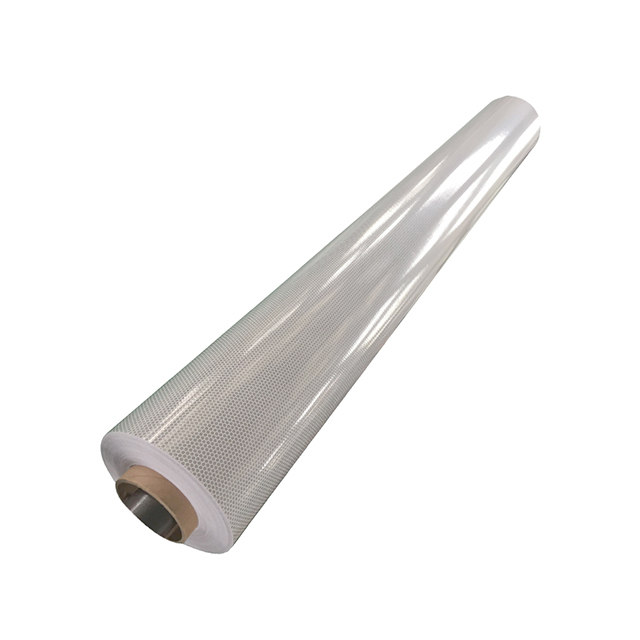 Ladera de cinta reflectante de PVC de alta intensidad Rollo de vinilo reflectante blanco