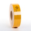Cinta de micro-prisma certificada con DVLA amarillo DOT-C2 cinta relfectora 