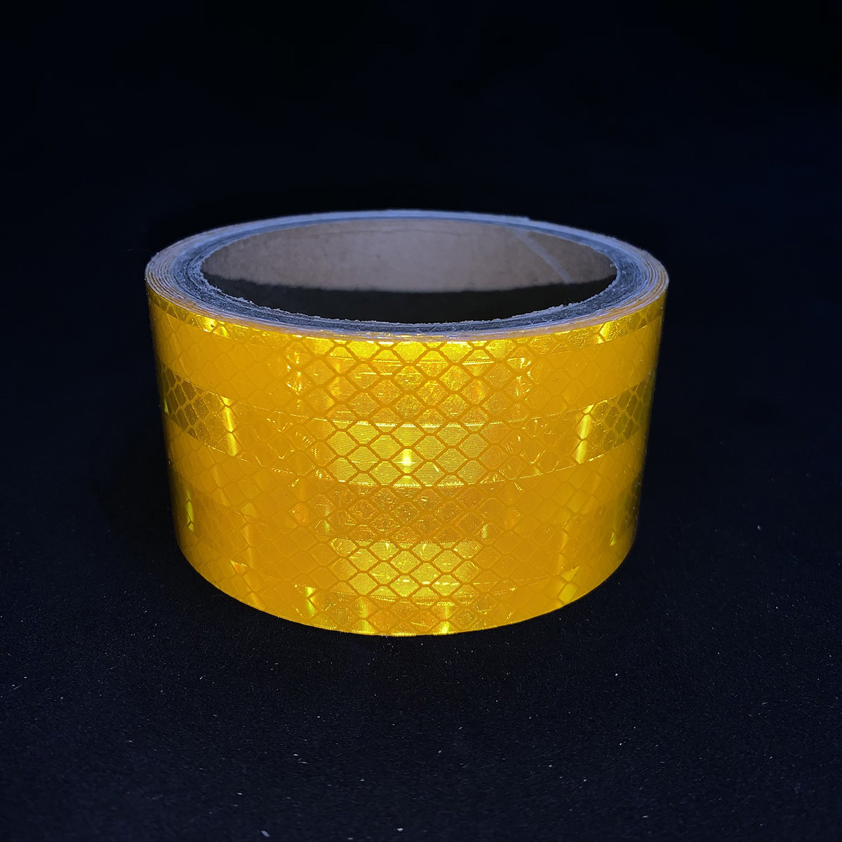 Cinta reflectante microprismática amarilla dorada de 5 cm * 5 m