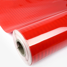 Material de mascotas Hojas reflectantes Película de vinilo Color rojo